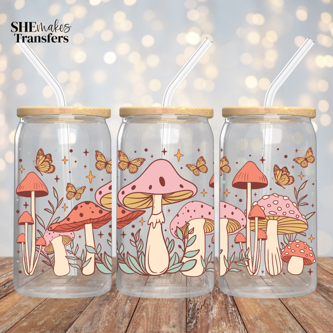 Magical mushrooms cup wrap