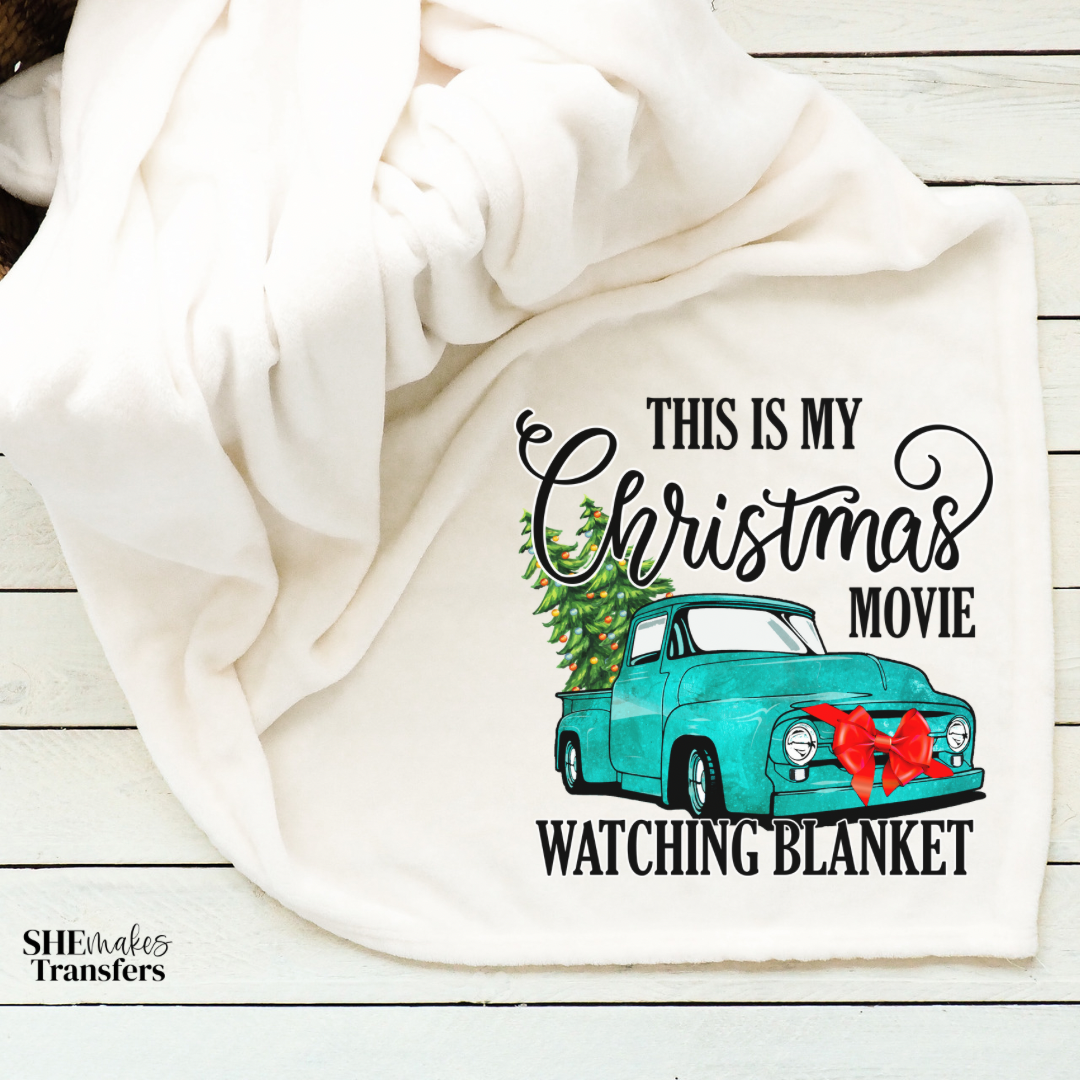 Classic Movie Christmas Blanket