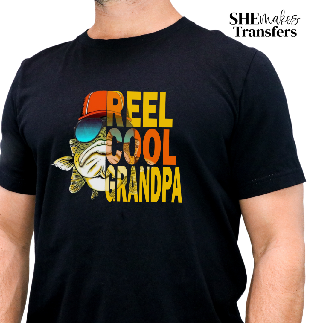 Reel Cool Grandpa Colourful