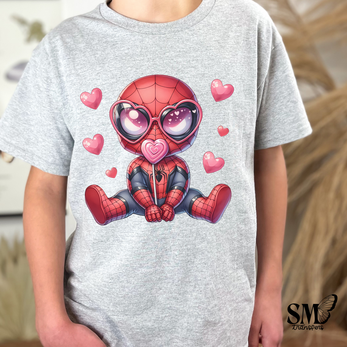 Superhero Spider Heart Glasses