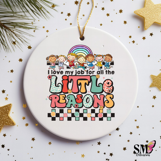 Little Reasons ornament decal