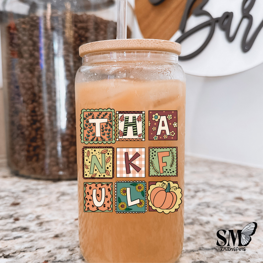 Thankful Cup Decal