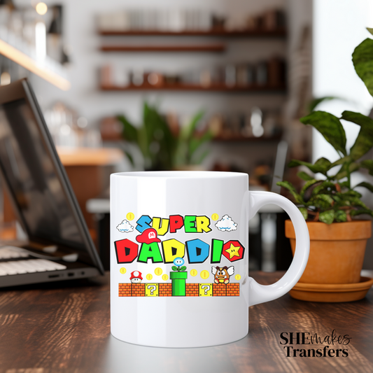 Super Daddio cup decal