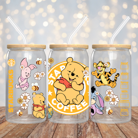 Cute Yellow Bear cup wrap