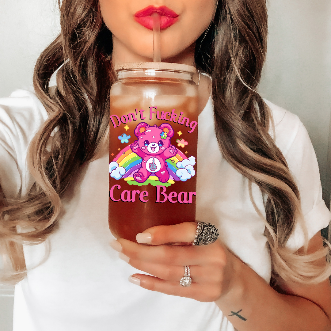 Swear Bear cup decal