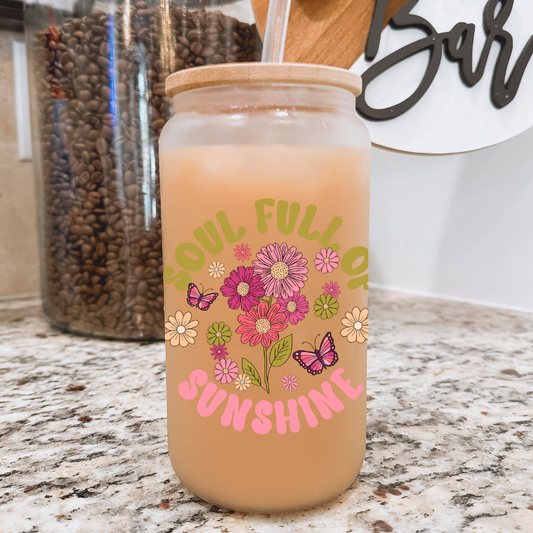 Soul Full Of Sunshine cup decal